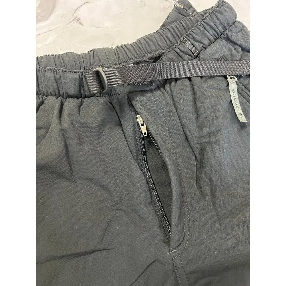Vintage Ibex Skifans Merino Fleece Lined Black Ski Pant Softshell MEN M NWOT USA